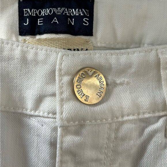 Emporio Armani White New Sabrina Skinny Jeans Designer Size 28 - Picture 5 of 16